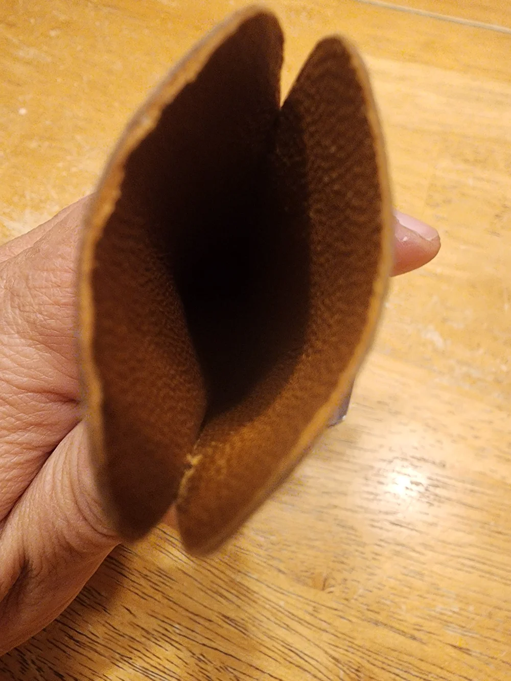 Rare VintageLouis Vuitton Tortoiseshell-Pattern Pocket Comb with Monogram Sleeve